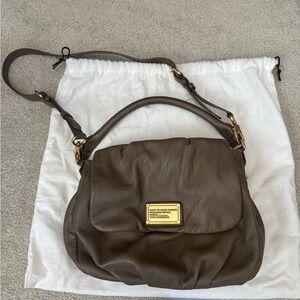 Marc by Marc Jacobs Vintage Classic Q Lil Ukita Taupe Leather Shoulder Bag